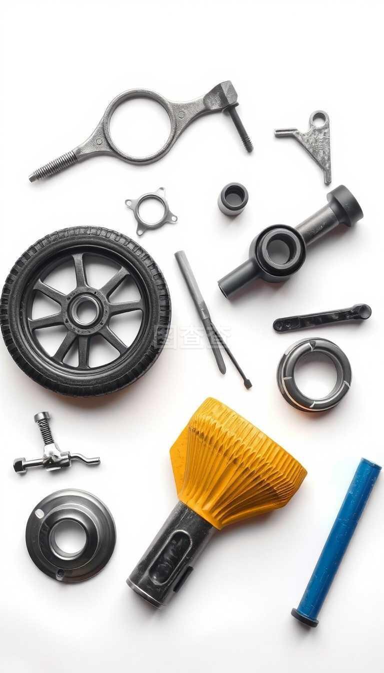 汽車零配件,用白色隔離